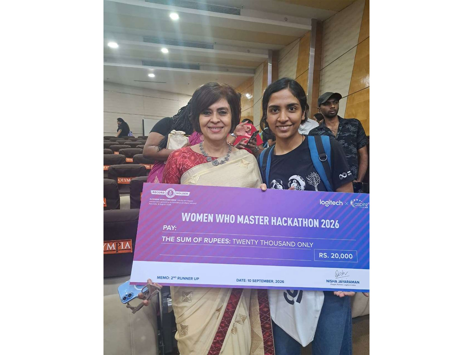 GL Bajaj Student Secures Second Runner-Up Position at Women Who Master Hackathon 2026