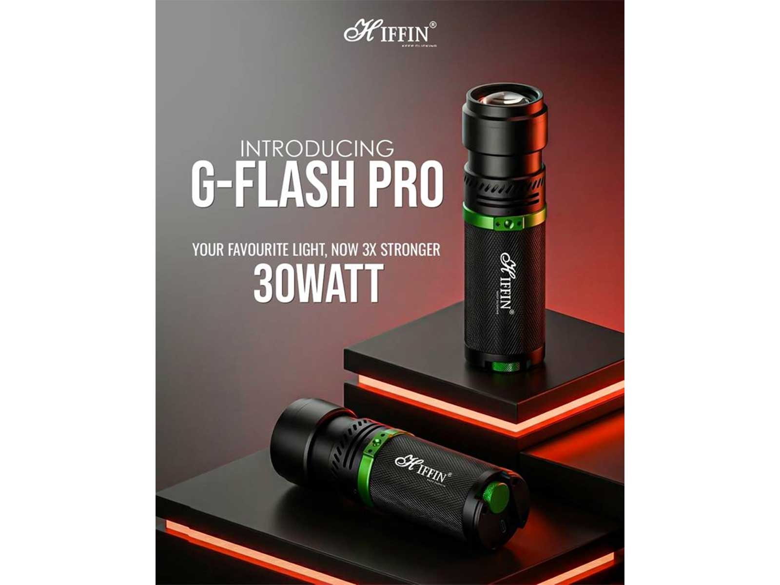 HIFFIN G-Flash PRO RGB LED Light brings compact, creative lighting to content creators