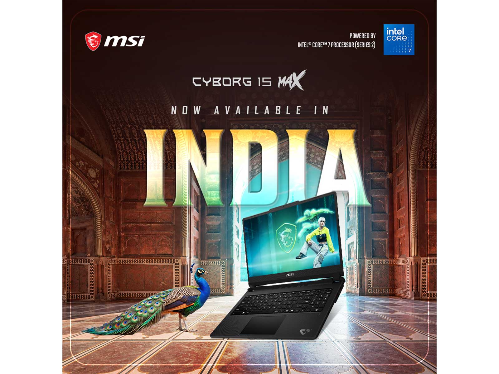 MSI Announces Official Availability of the Cyborg 15 Max Gaming Laptop Series in India