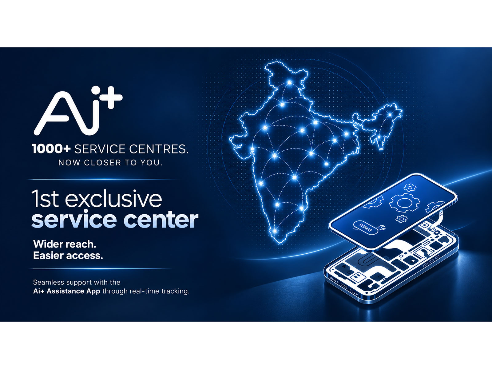 Ai+ Smartphone to Cross 1,000+ Service Touchpoints
