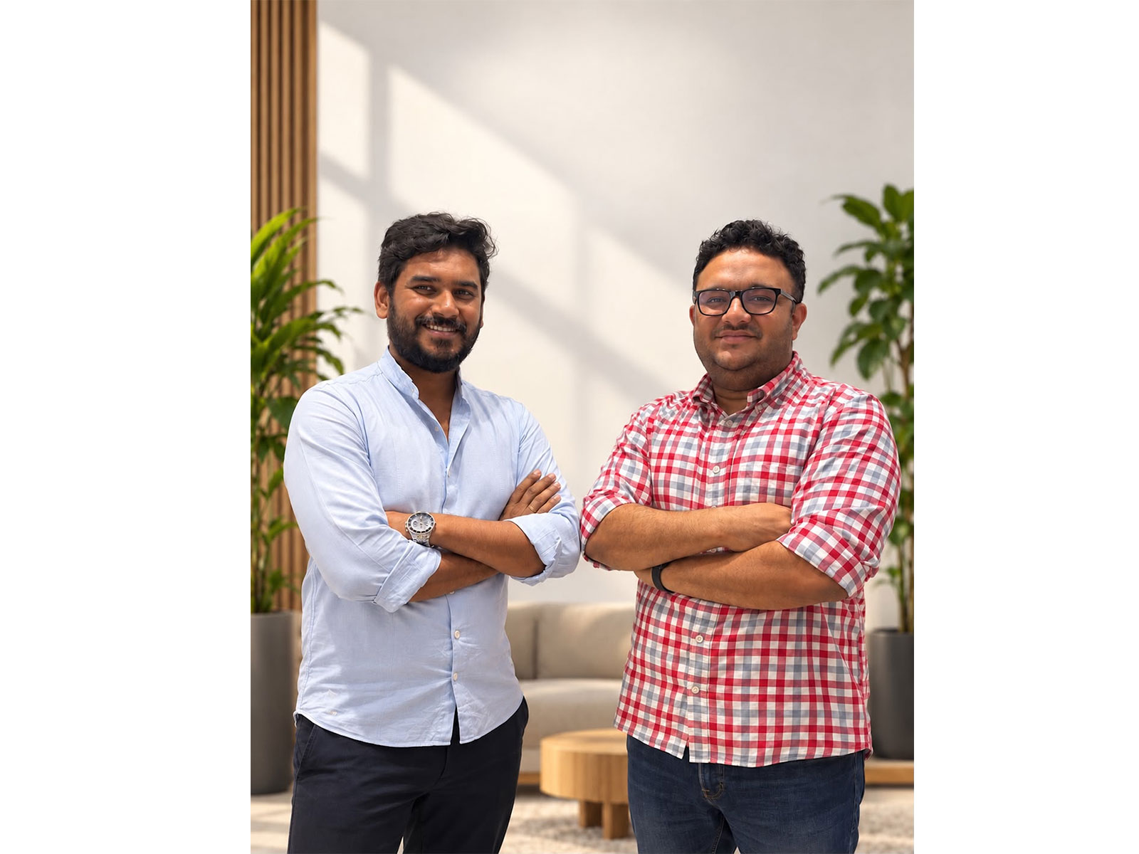 Co-founders Deepak Gurijala and Raviteja Mantena