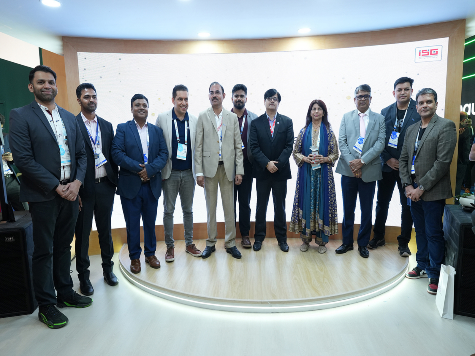 Representatives from In-Solutions Global Ltd, Visa, Indian Bank, Union Bank of India, and Indian Overseas bank