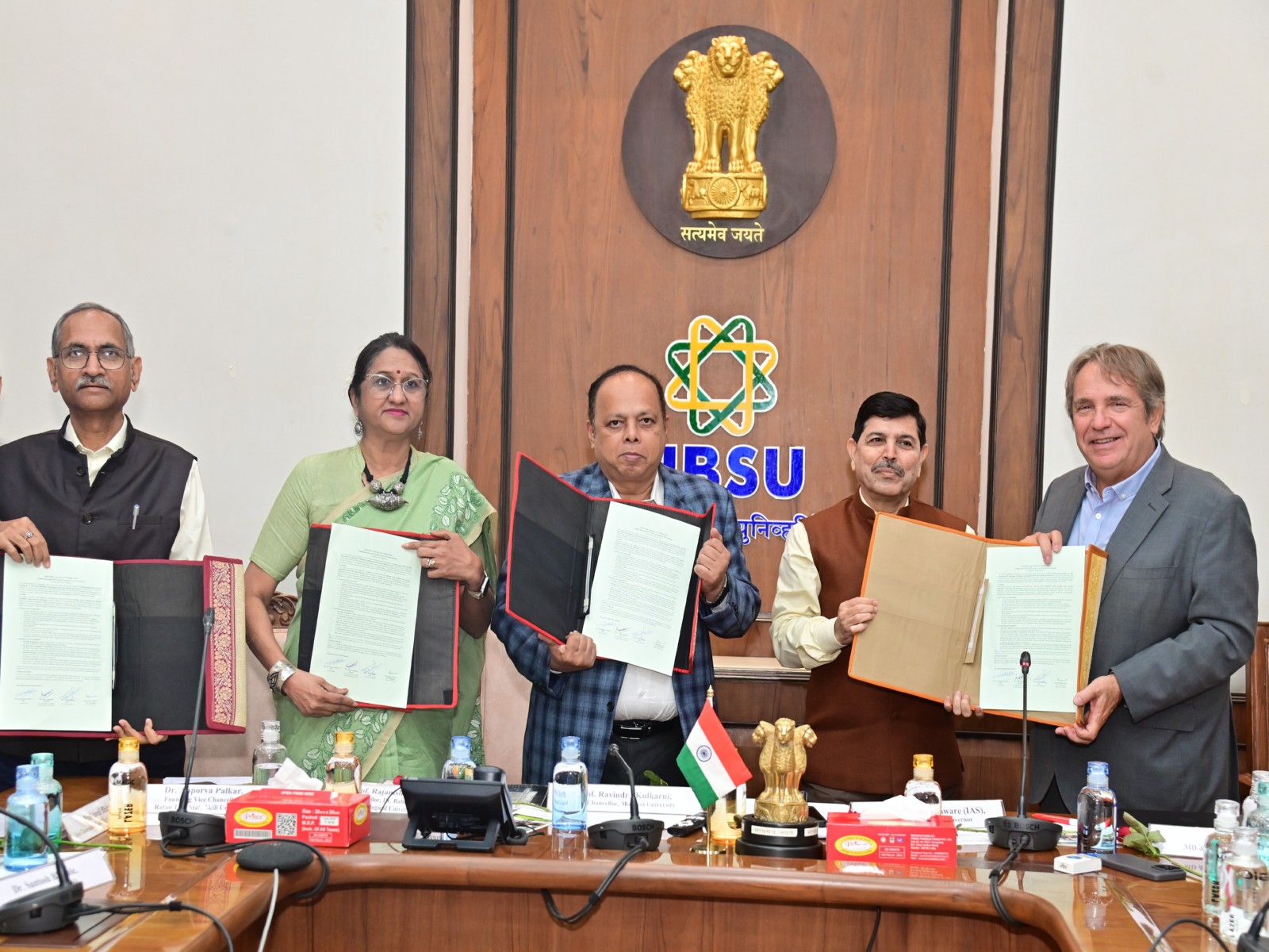 JDC signed by Group Legrand India, IICARE Foundation, DBATU and Shivaji University, as part of Legrand Innovation Challenge, a joint initiative with Maharashtra Govt under HIVE ecosystem