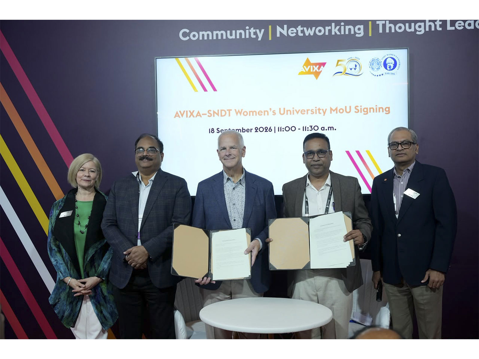 AVIXA and SNDT Women’s University sign an MoU to strengthen AV education and industry–academia collaboration.
