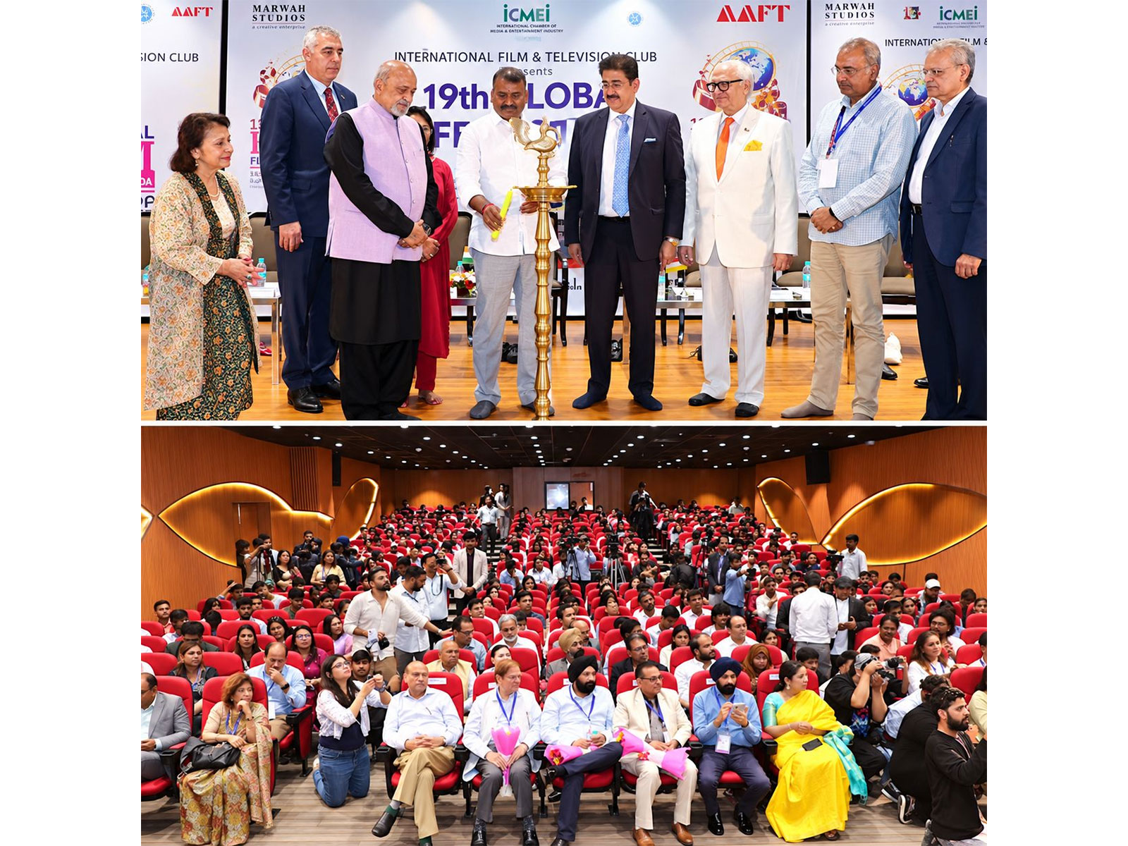 Union Minister Dr. L. Murugan Inaugurates the 19th Global Film Festival Noida 2026 at Marwah Studios