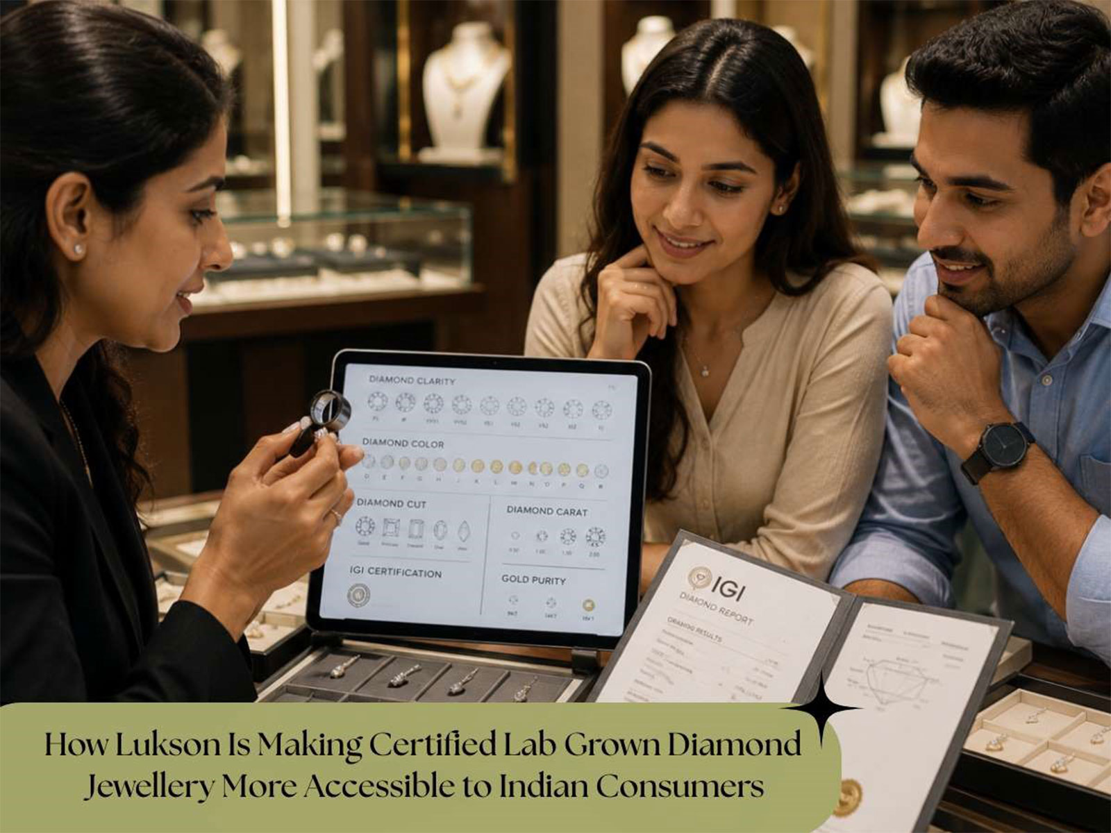 How Lukson Is Making Certified Lab Grown Diamond Jewellery More Accessible to Indian Consumers