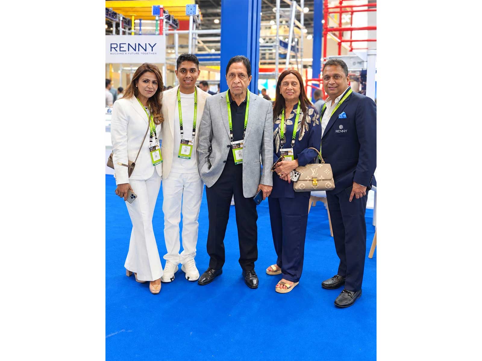 Company showcased Ringlock, prop and panel systems; highlighted 22 MW solar plant, green steel initiatives and social programmes at the expo