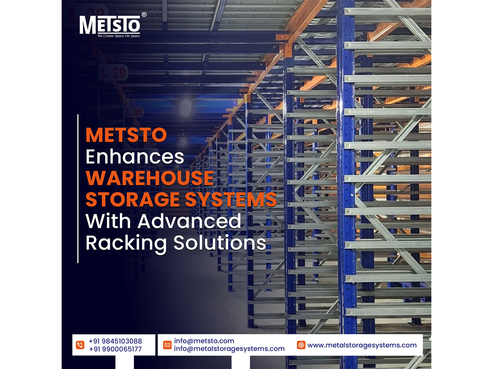  METSTO Enhances Warehouse Storage Systems with Advanced Racking Solutions for Better Space Utilization, Improved Efficiency, and Smarter Industrial Storage Management
