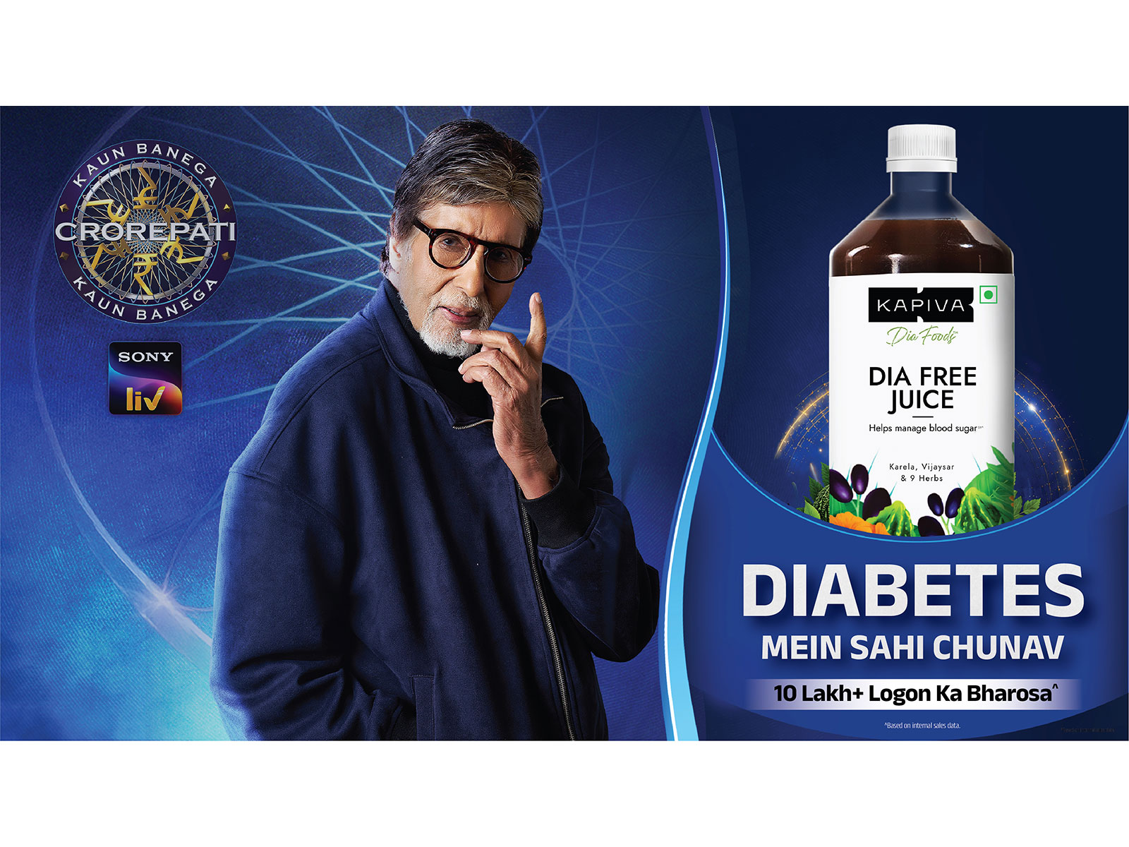 The 12-week ‘Sawaal Diabetes Ka, Jawaab Sehat Ka’ segment uses KBC’s question-led format to make health awareness more engaging and accessible