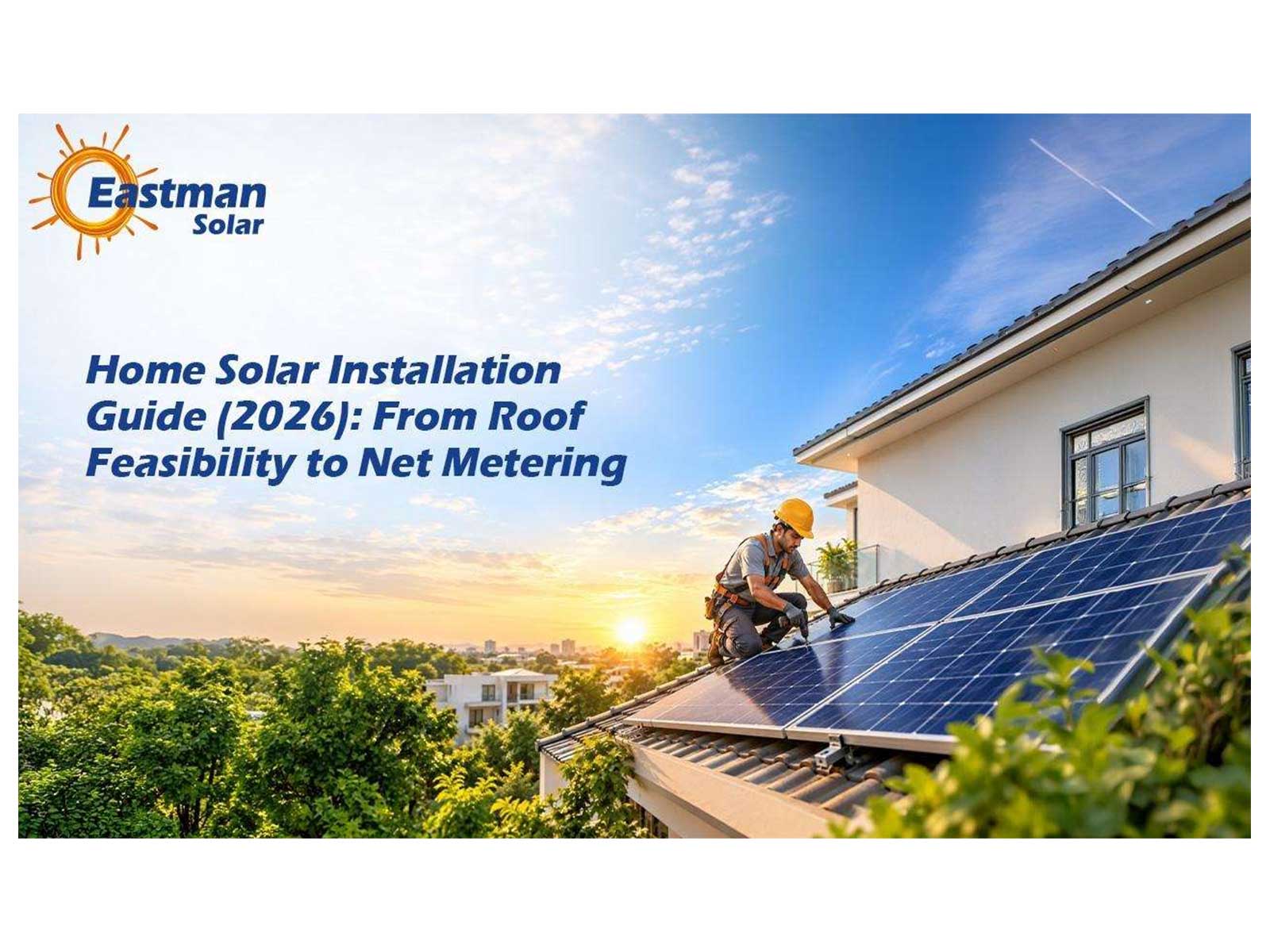 Home Solar Installation Guide (2026): From Roof Feasibility to Net Metering
