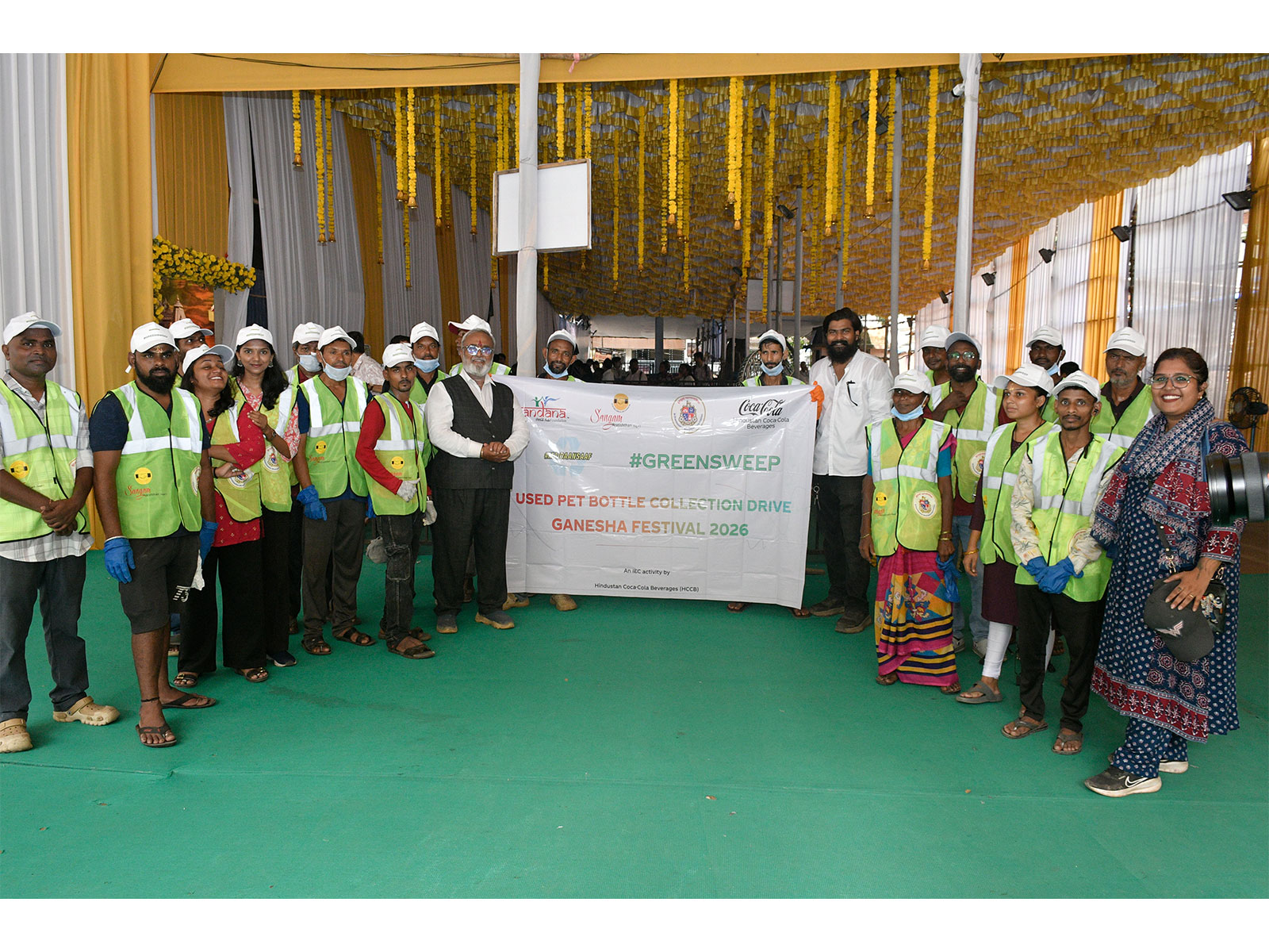 Anandana – The Coca-Cola India Foundation and Hindustan Coca-Cola Beverages Strengthen Responsible PET Collection During Ganesh Chaturthi Celebrations