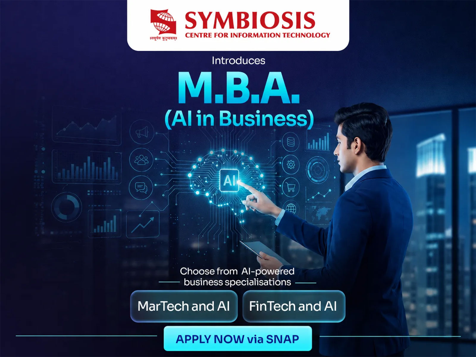 SCIT Launches New M.B.A. (Artificial Intelligence in Business); Applications Open via SNAP 2026