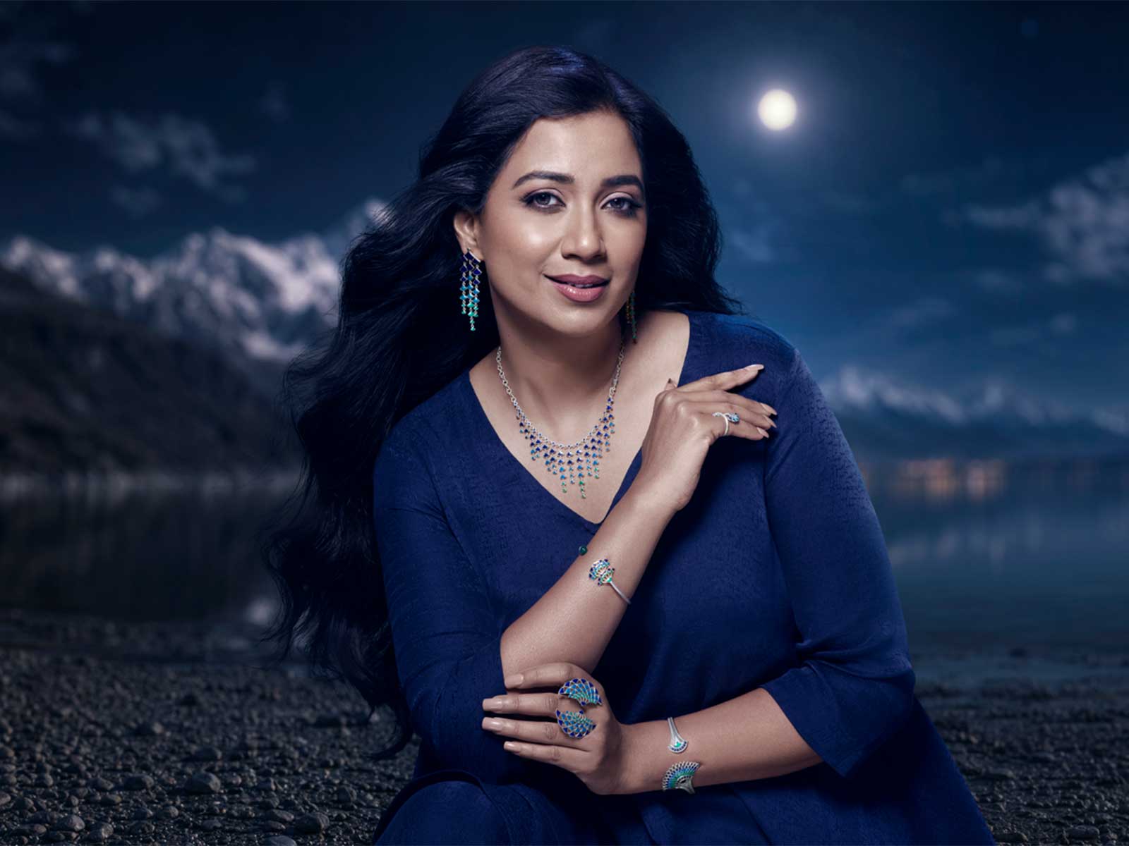 Shreya Ghoshal as Shaya by CaratlLane's Brand Ambassador