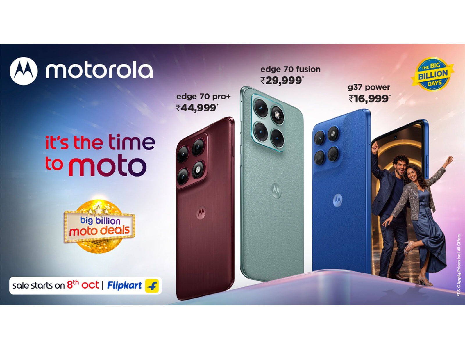 Motorola kicks off #BigBillionMotoDeals with exciting festive offers