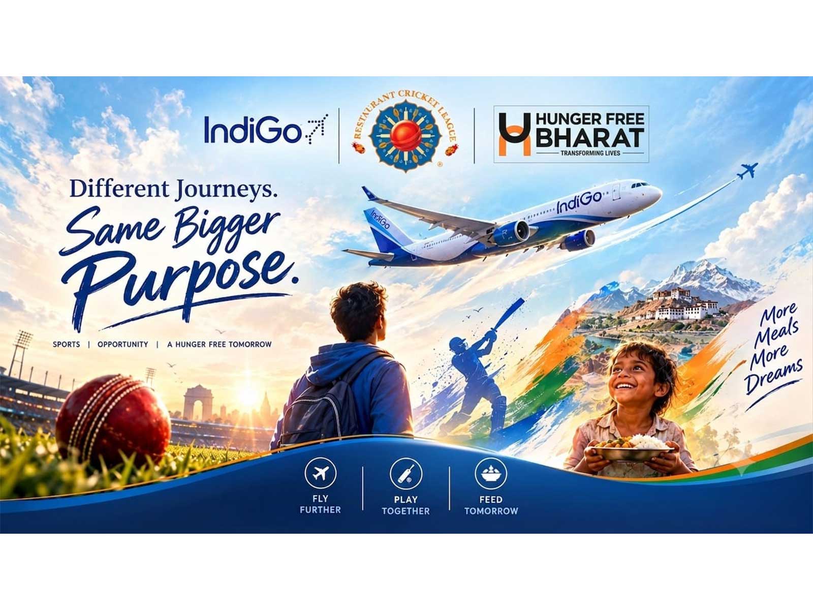 IndiGo Airlines Steps Forward for a Noble Cause, Joins National Movement ‘Hunger Free Bharat’