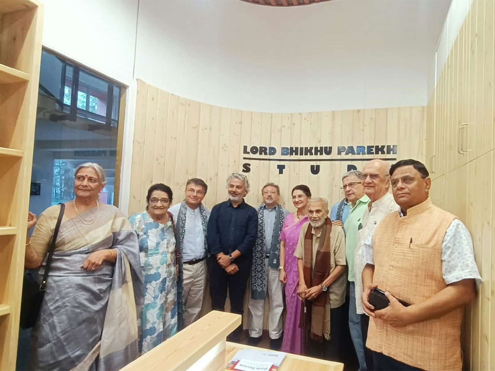 Navrachana University Inaugurates the "Lord Bhikhu Parekh Study" at NUV Library