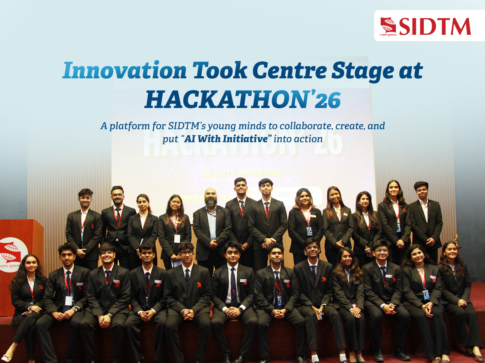 SIDTM Pune Hosts National-Level Hackathon'26 on Agentic AI; VIT Pune Team Takes Top Honours