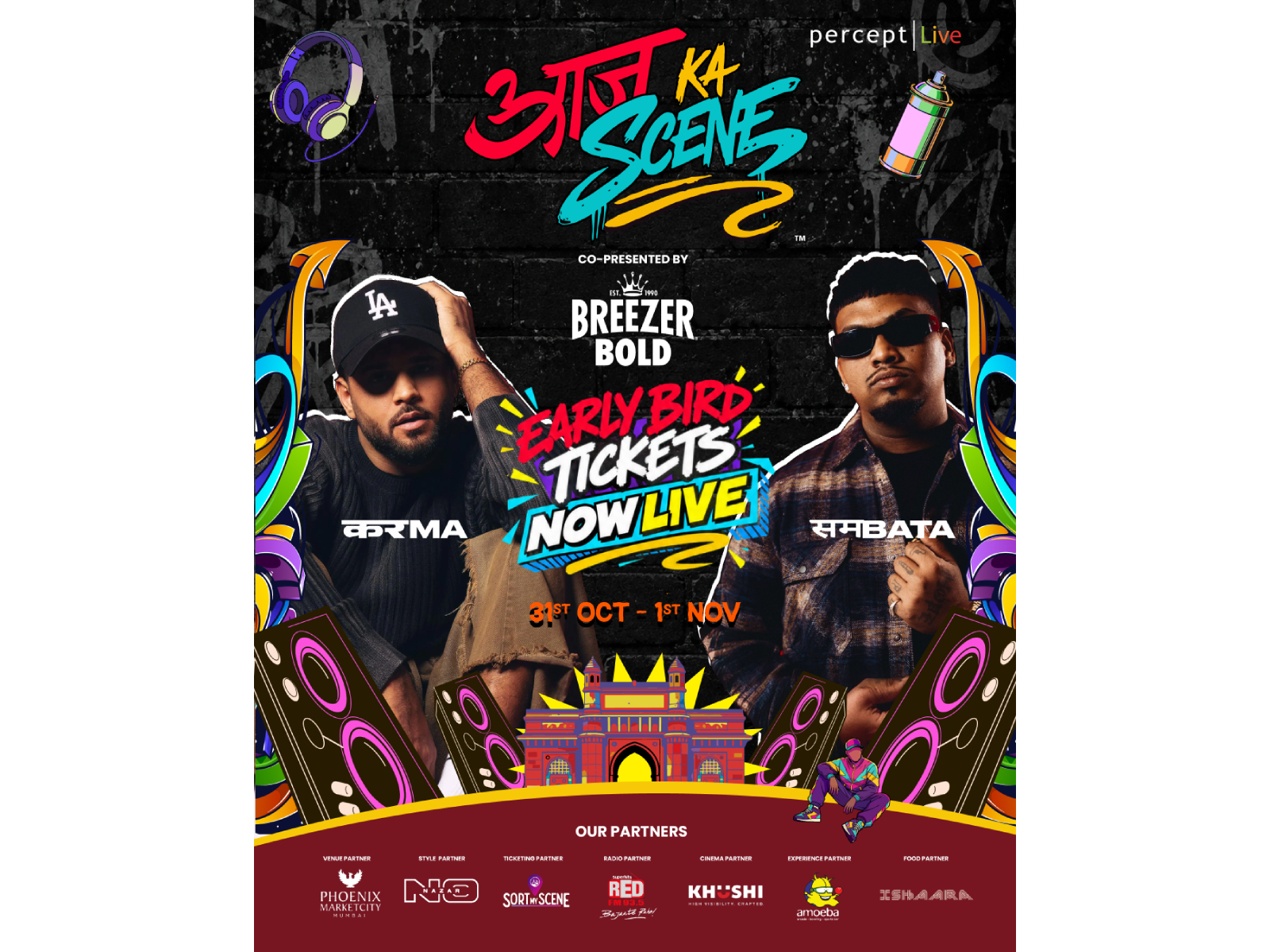 Percept Live’s 'Aaj Ka Scene' Early Bird Tickets are Live