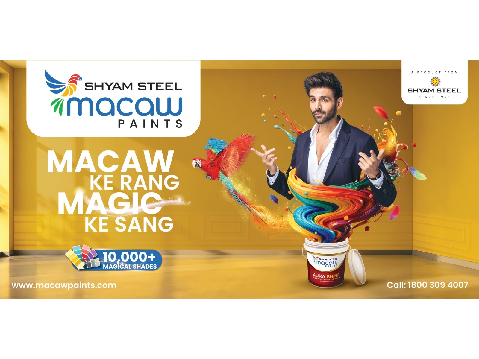 With over 10,000+ magical shades, the brand’s second TVC brings ‘Macaw ke rang, magic ke sang’ to life and unfolds into a 360-degree festive campaign that turns festive wishes into colourful reality