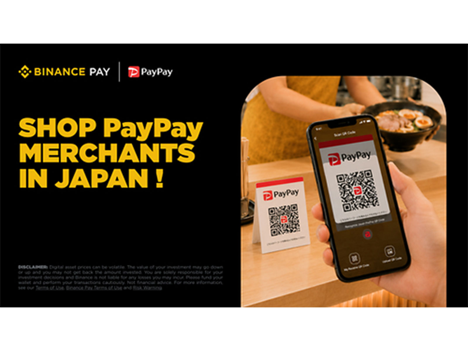 Binance Pay Enables Payments at PayPay Merchants via HIVEX® in Japan