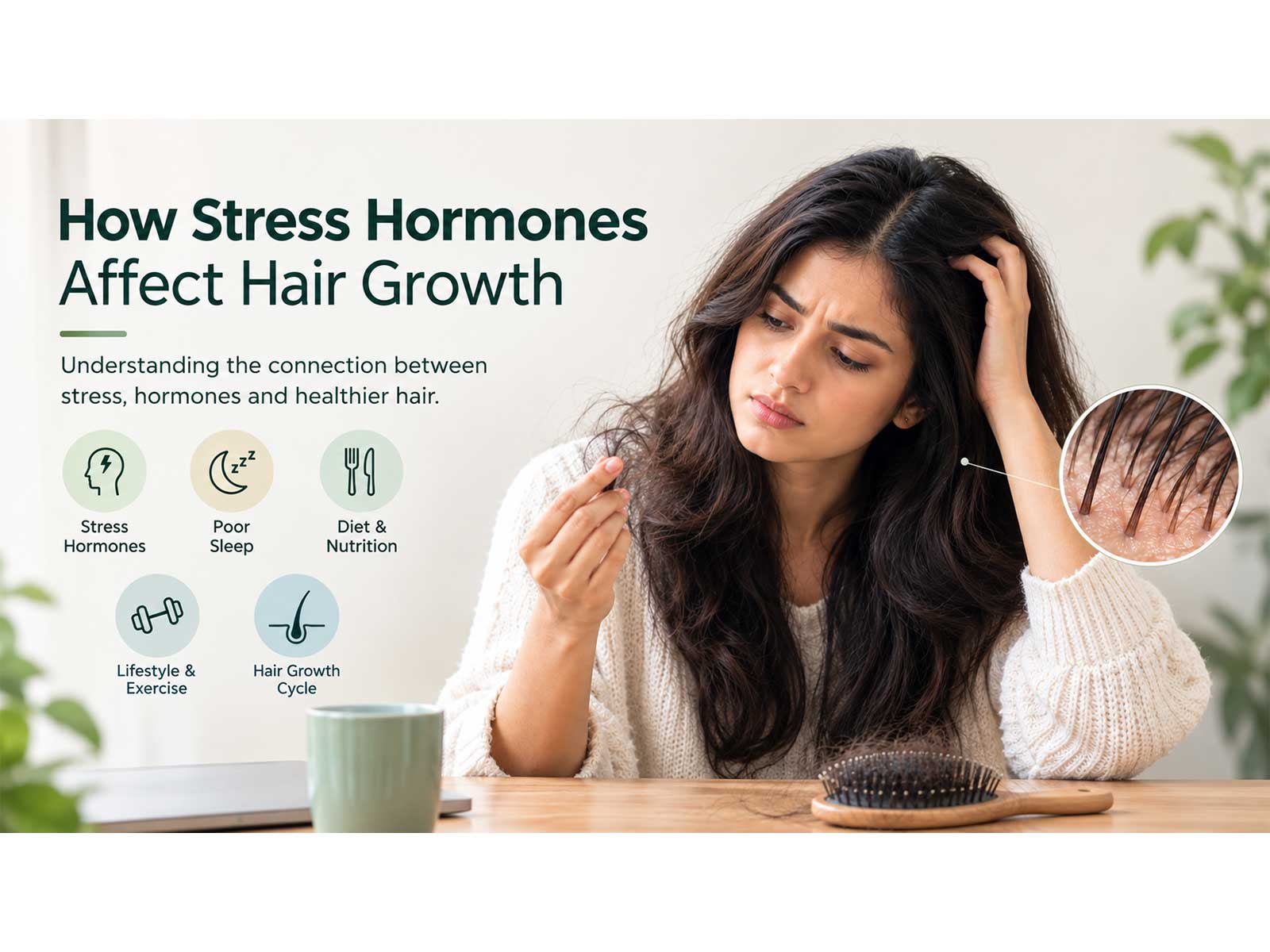 How Stress Hormones Affect Hair Growth