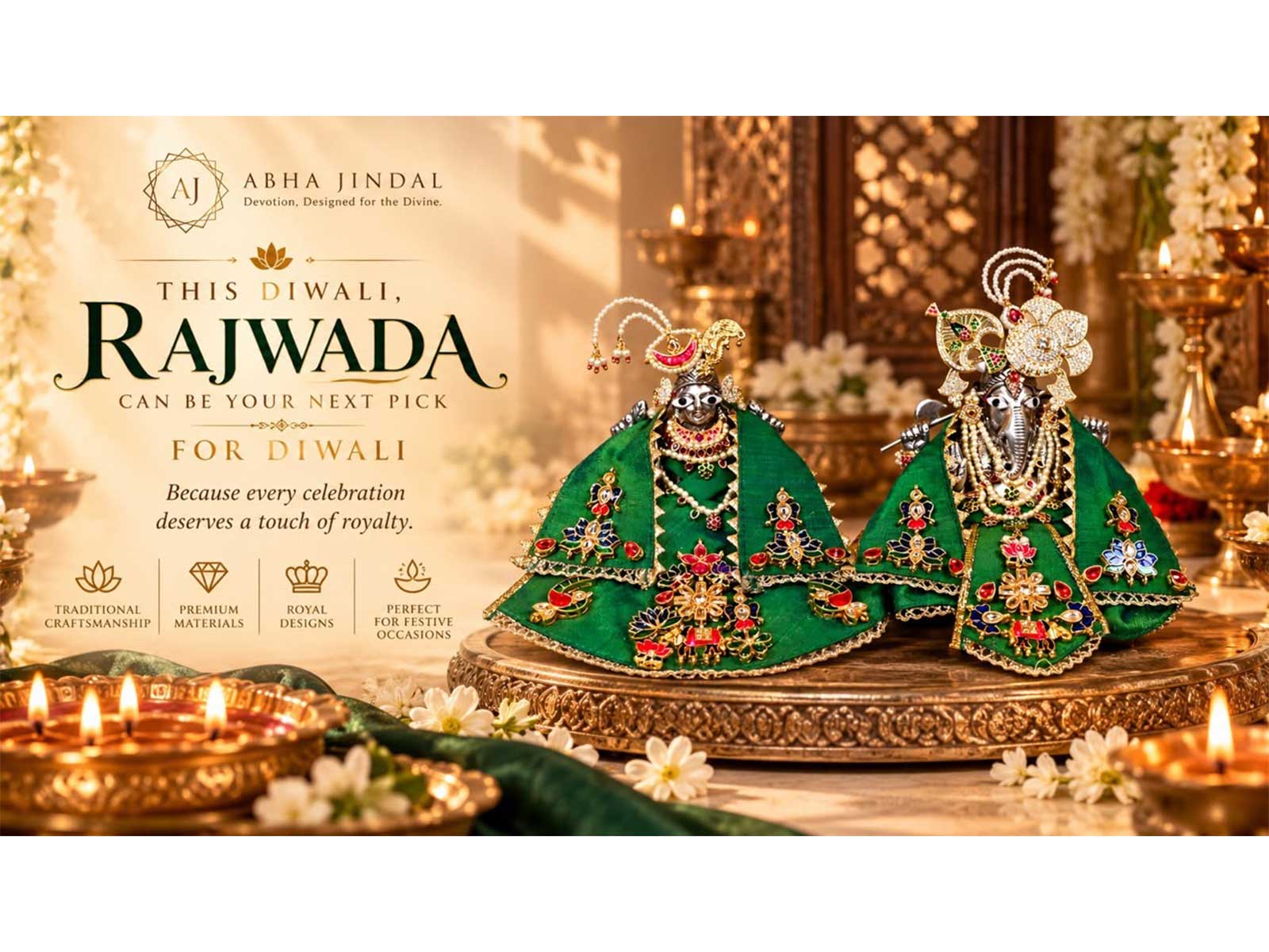 Kolkata-based devotional couture label introduces a Rajwada-inspired collection created around the individual form, occasion and shringar of Thakurji