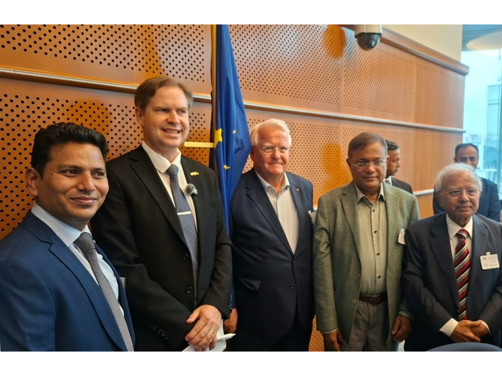 Indian entrepreneur Sachin Rai participates in delegation engagement at European Parliament