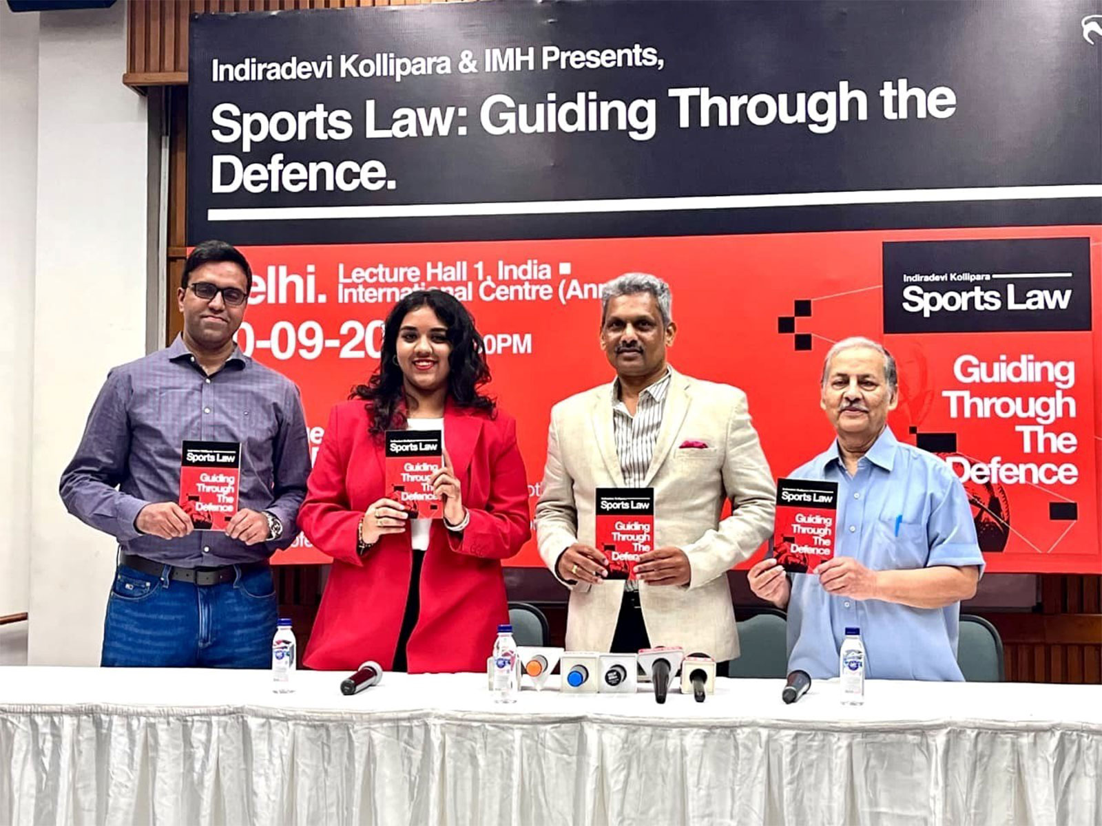 ‘Sports Law: Guiding Through the Defence’ Unveiled at India International Centre in New Delhi - Indiradevi kollipara
