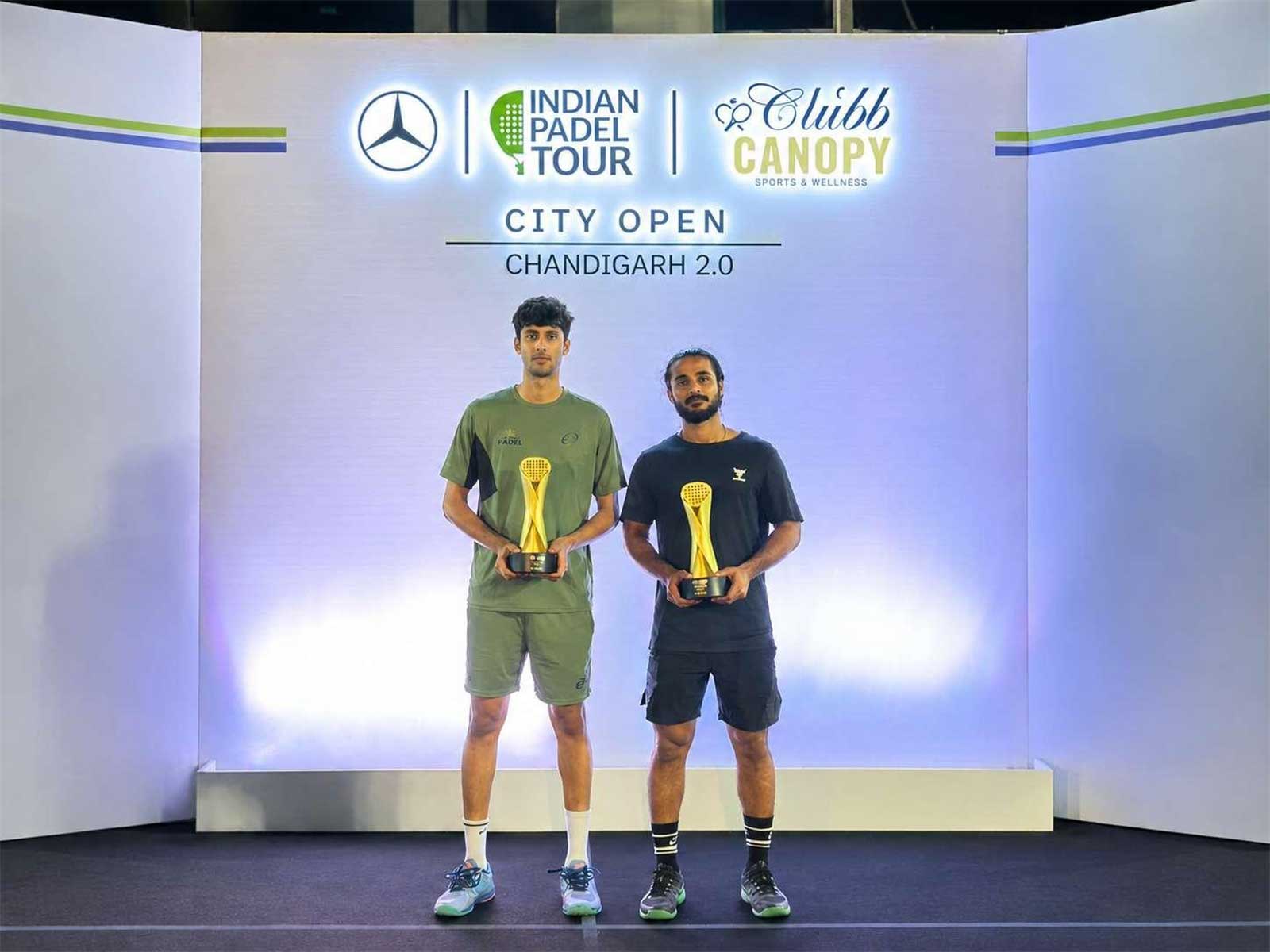 95 teams compete as Clubb Canopy concludes Mercedes-Benz Indian Padel Tour’s Chandigarh leg