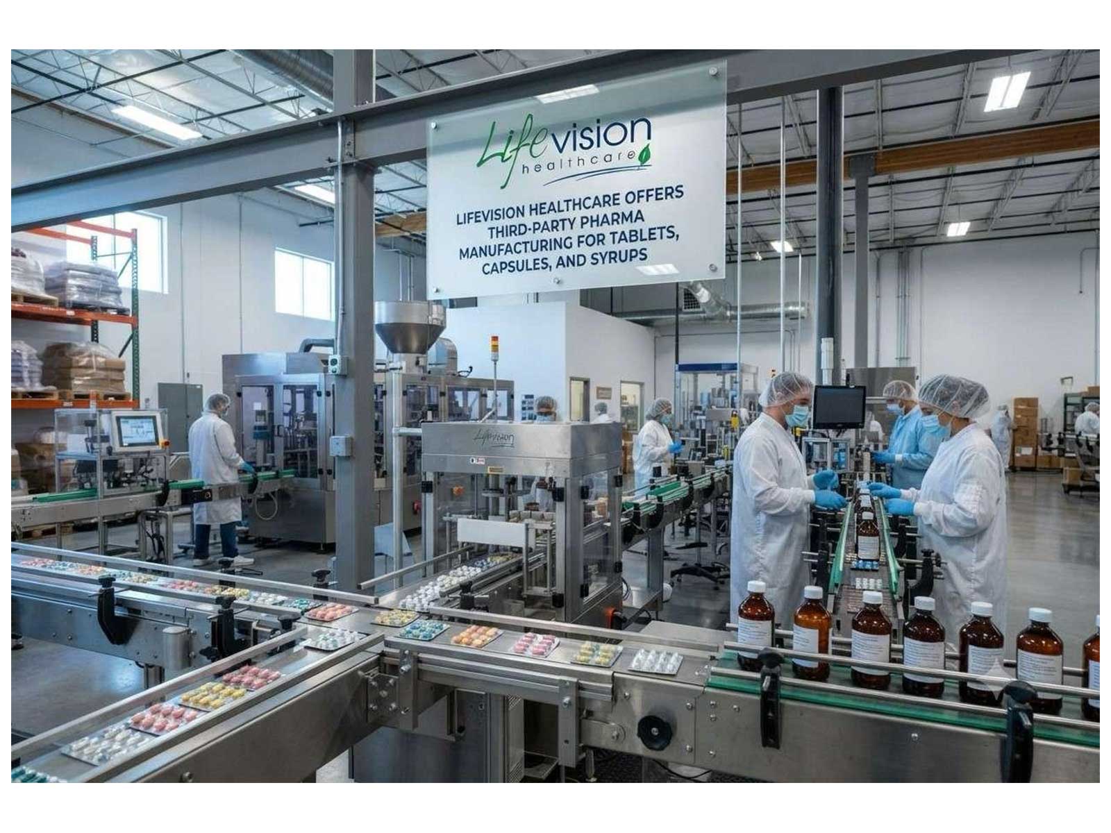 Lifevision Healthcare Offers Third-Party Pharma Manufacturing for Tablets, Capsules, and Syrups