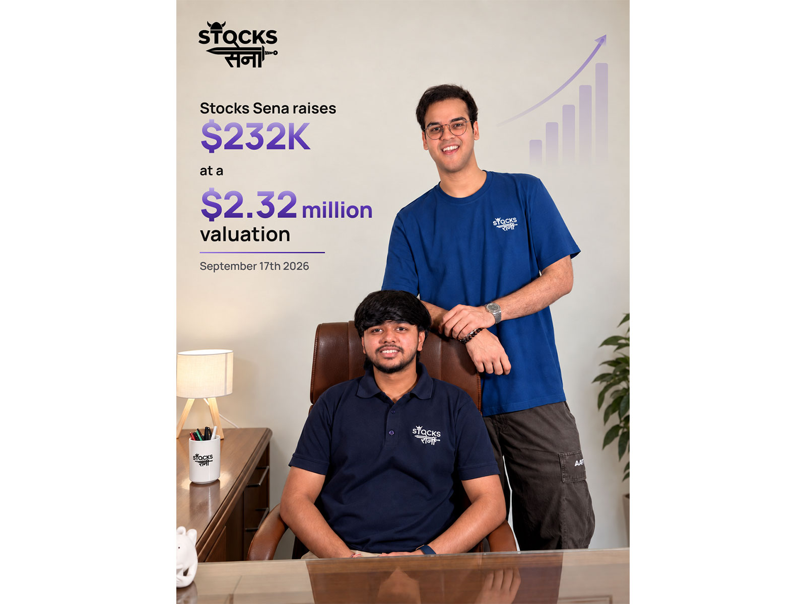 Stocks Sena Co-Founders Krishna Singhal and Pushan Jain, NMIMS and NYU Stern Alumni. 