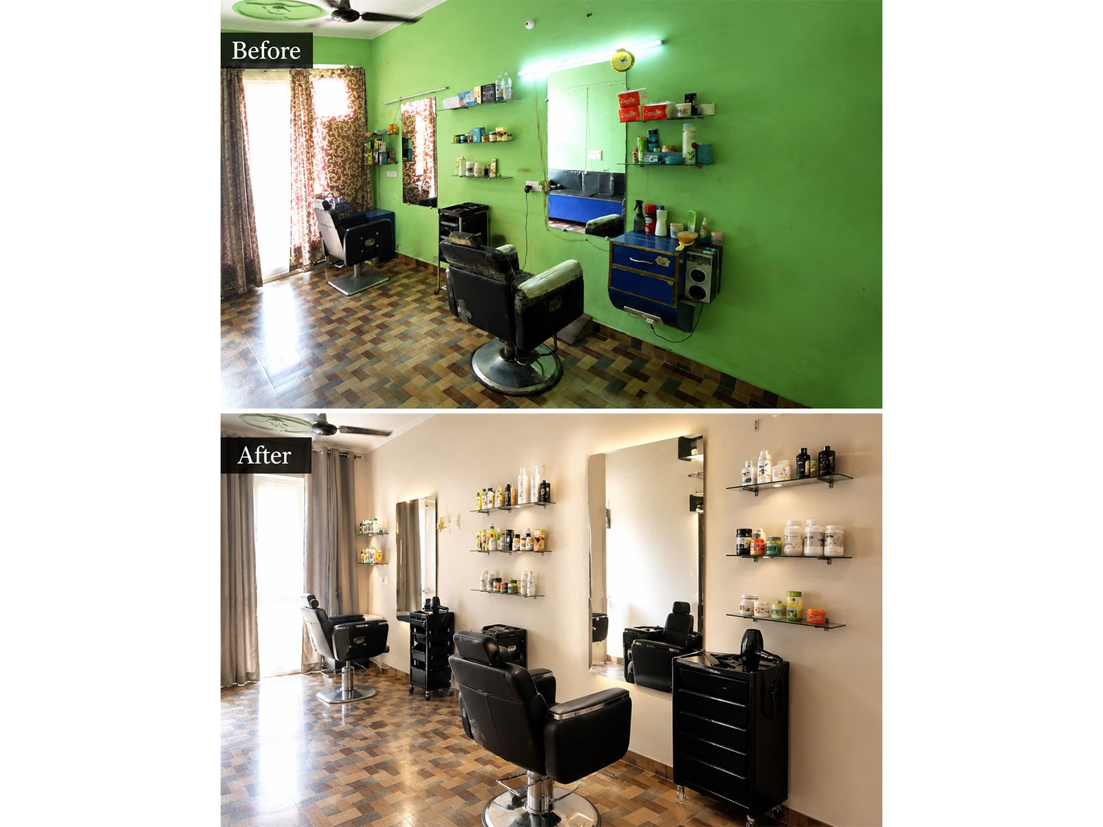 Initiative upgrades salon spaces, furniture and professional tools while supporting local grooming businesses