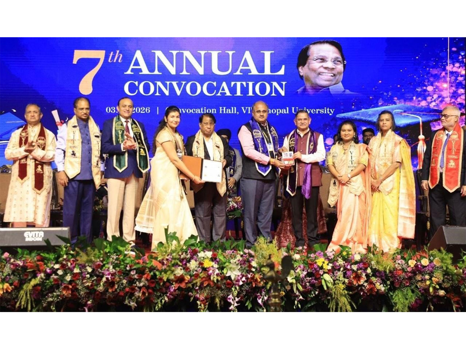 VIT Bhopal University conducts 7th Annual Convocation, confers degrees on 3,571 graduates across disciplines