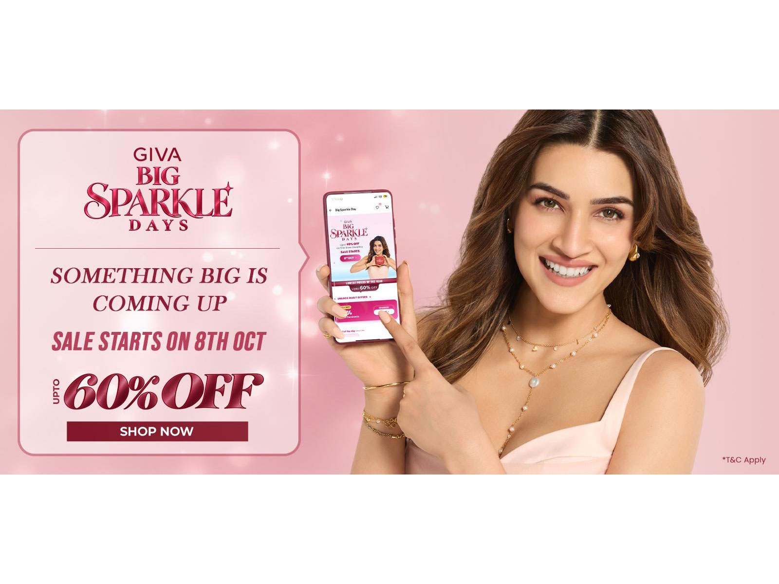 The 10 day festive sale brings GIVA’s biggest offers of the year, along with exclusive online benefits
