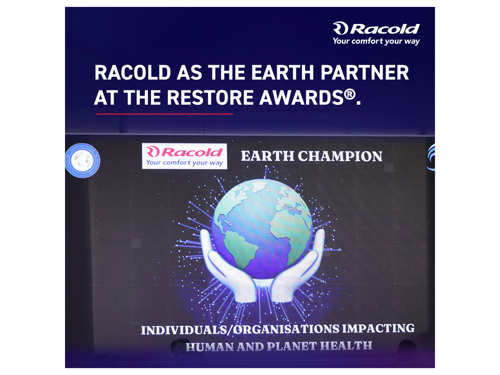 Racold joins the Restore Awards as Earth Partners