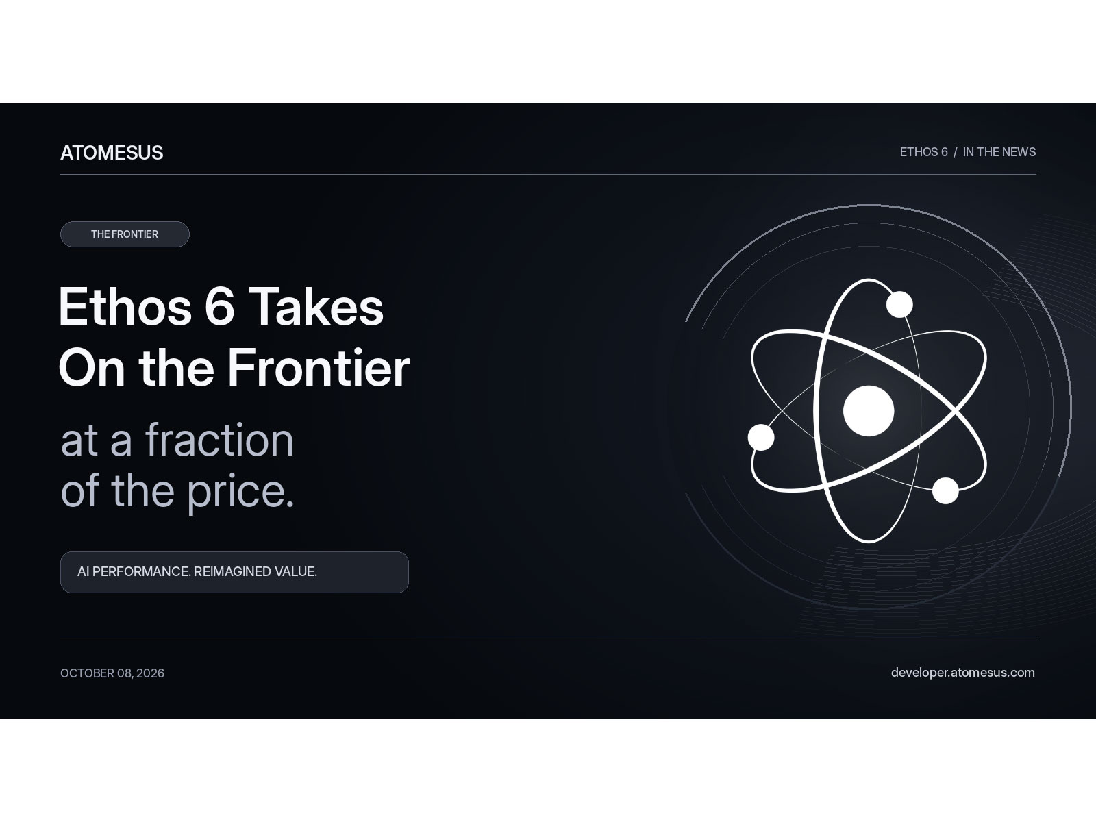 Ethos 6 Challenges GPT-6 Astra and Claude Fable 5.1 at 95% Lower Cost