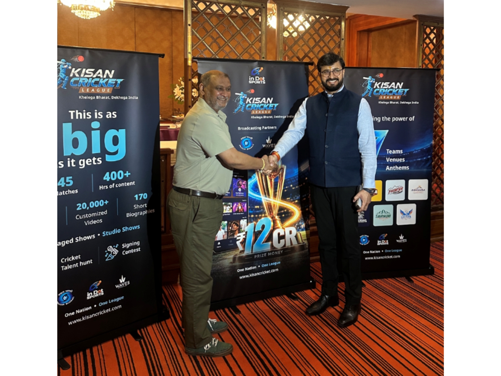 Seven teams to represent 28 states and 8 Union Territories; smartphone-led talent hunt to discover 140 cricketers and 30 singers, with free-to-air access across Waves OTT and DoordarshanChannels