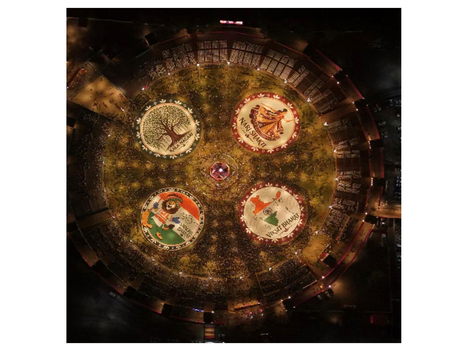 Vadodara Creates History with 46,818 Participants in Largest Garba Dance