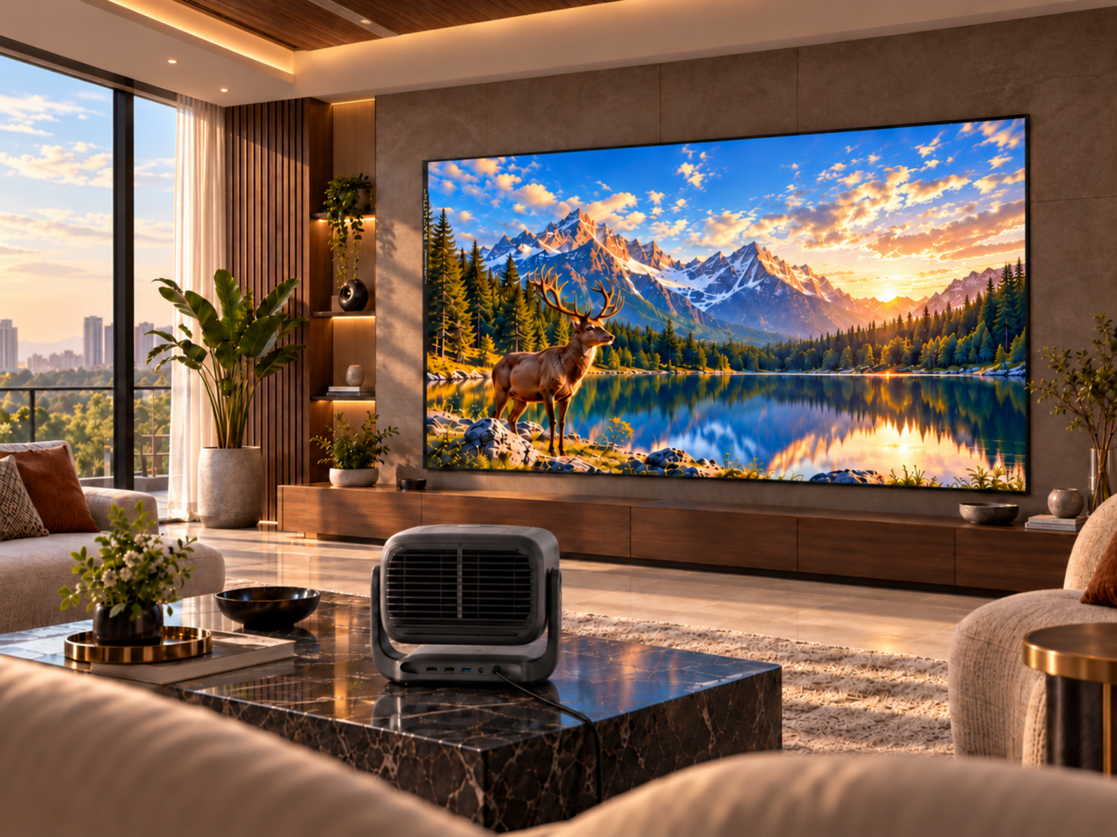 RAYLITH™ by SPRODE: a Vision Amplification Screen specially designed for compatible RGB laser projectors.