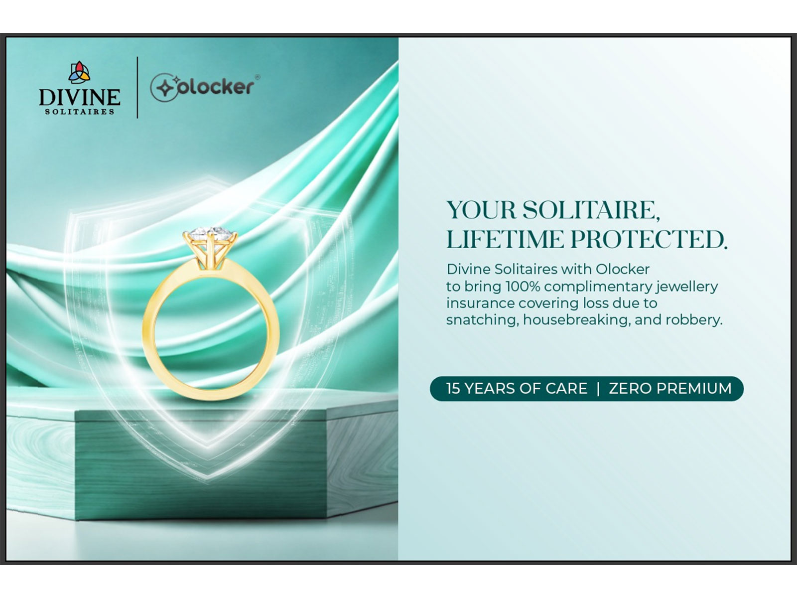 Divine Solitaires provides Free Jewellery Insurance to Protect Customers Against Losses Due to Robbery, Snatching, Housebreaking and More