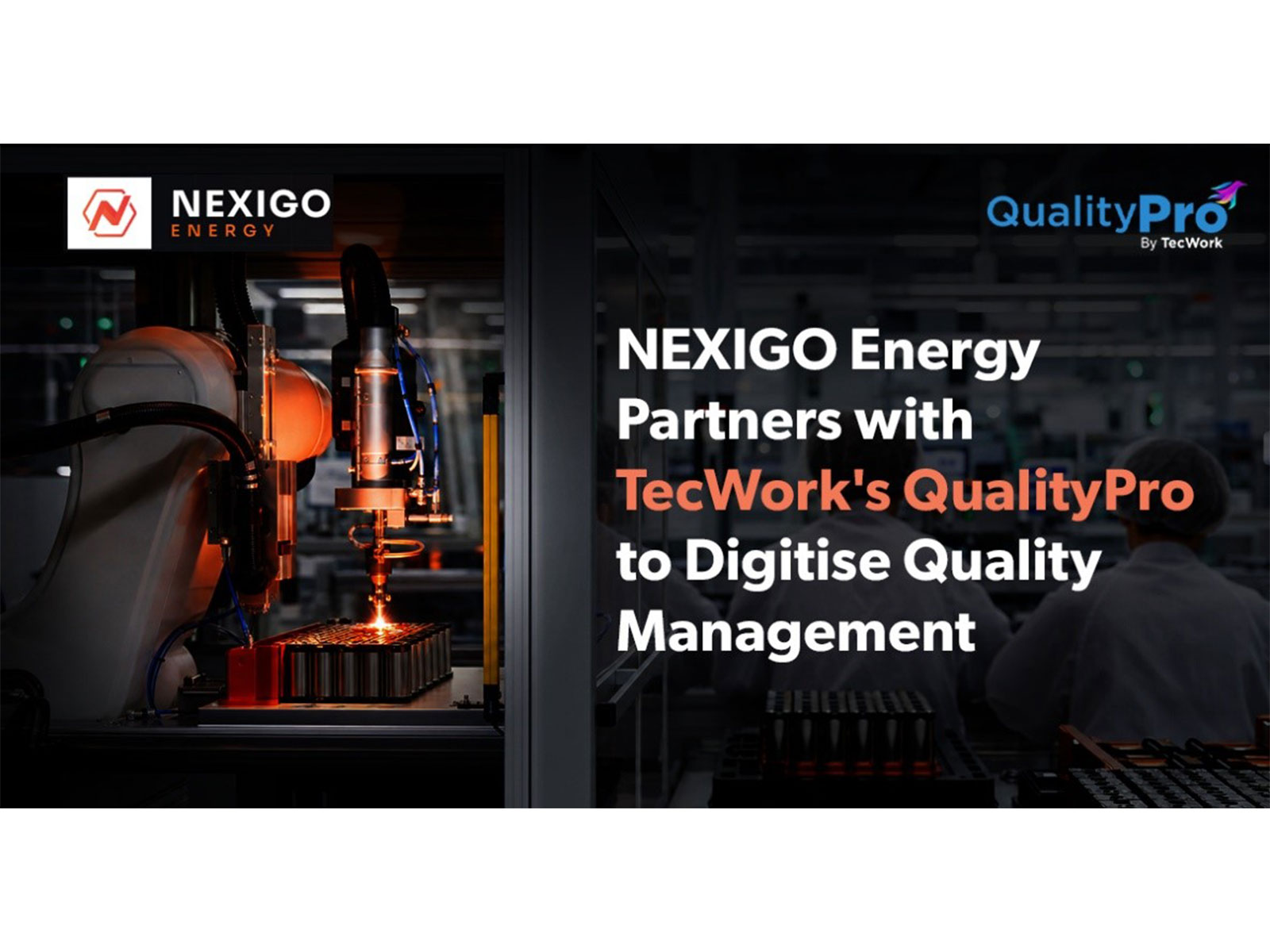 NexiGO Energy Partners with TecWork's QualityPro to Digitise Quality Management