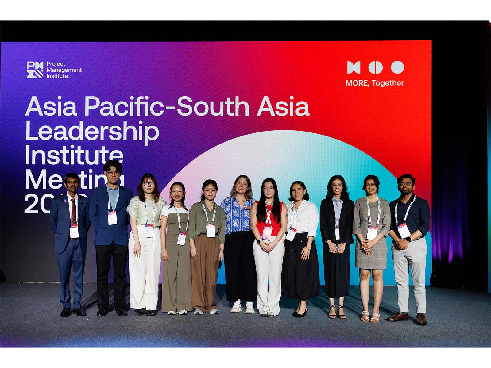 Students at PMI, Leadership Institute Meeting 2026 in Seoul, South Korea