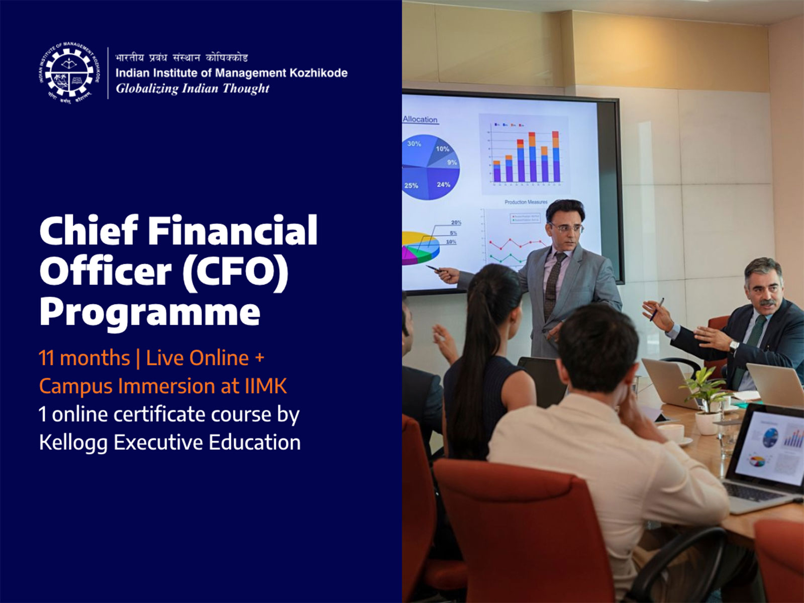 IIM Kozhikode and Emeritus Launch CFO Programme Featuring a Certificate Course from Kellogg Executive Education 