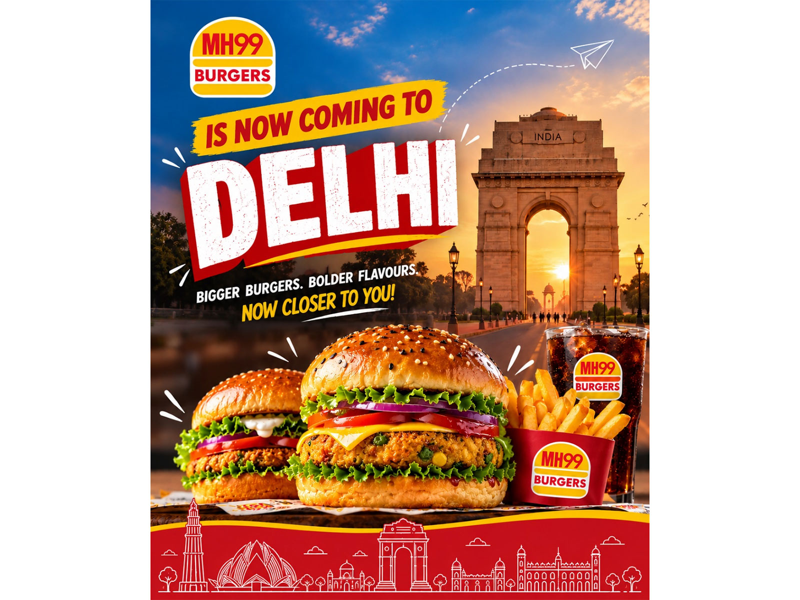MH99 Burgers Set to Enter Delhi Market After Expanding Across Mumbai, Pune and Bengaluru
