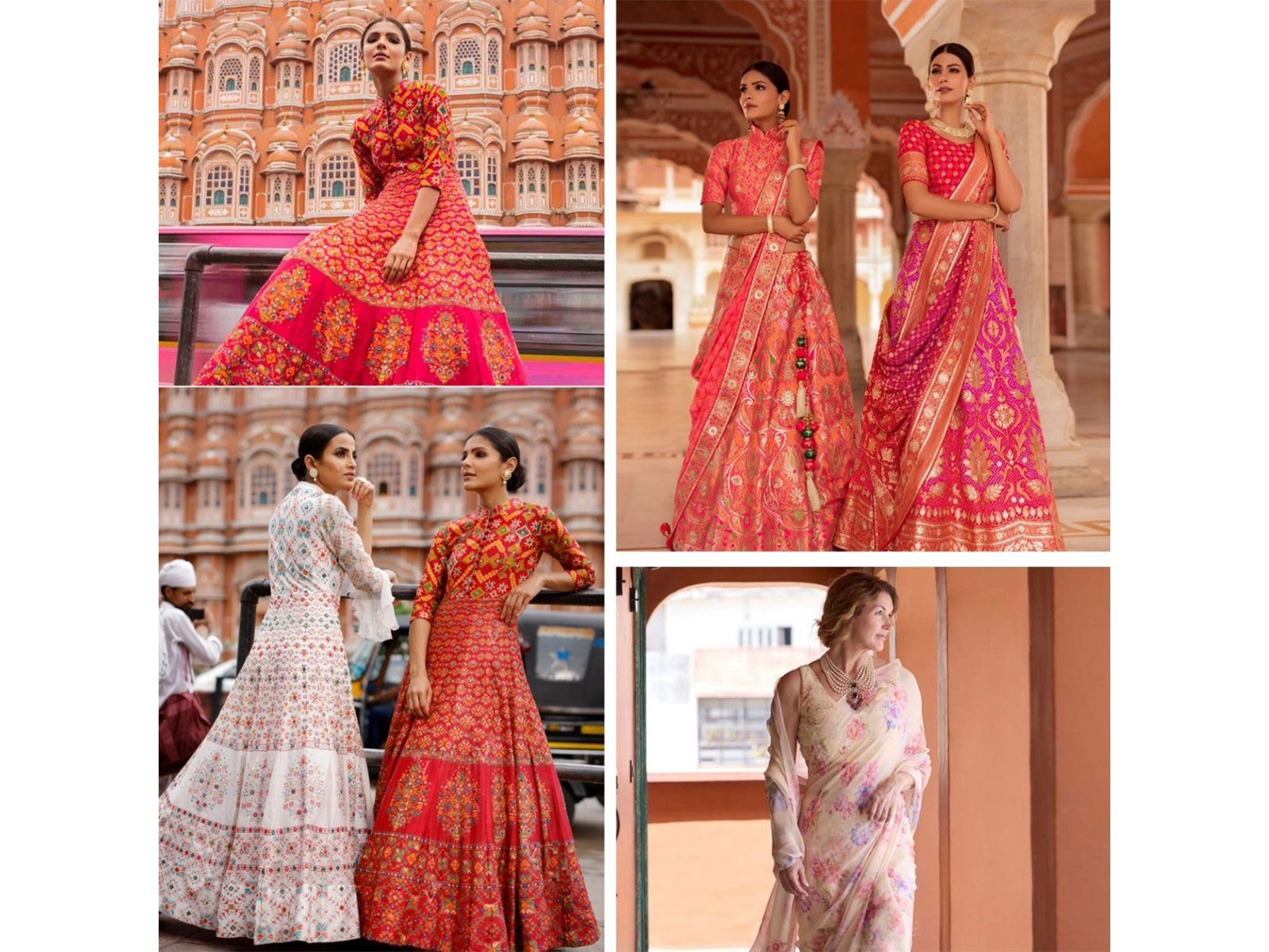 Celebrate the season with distinctive prints, vibrant hues, lightweight lehengas and thoughtfully crafted ensembles for Diwali and wedding festivities