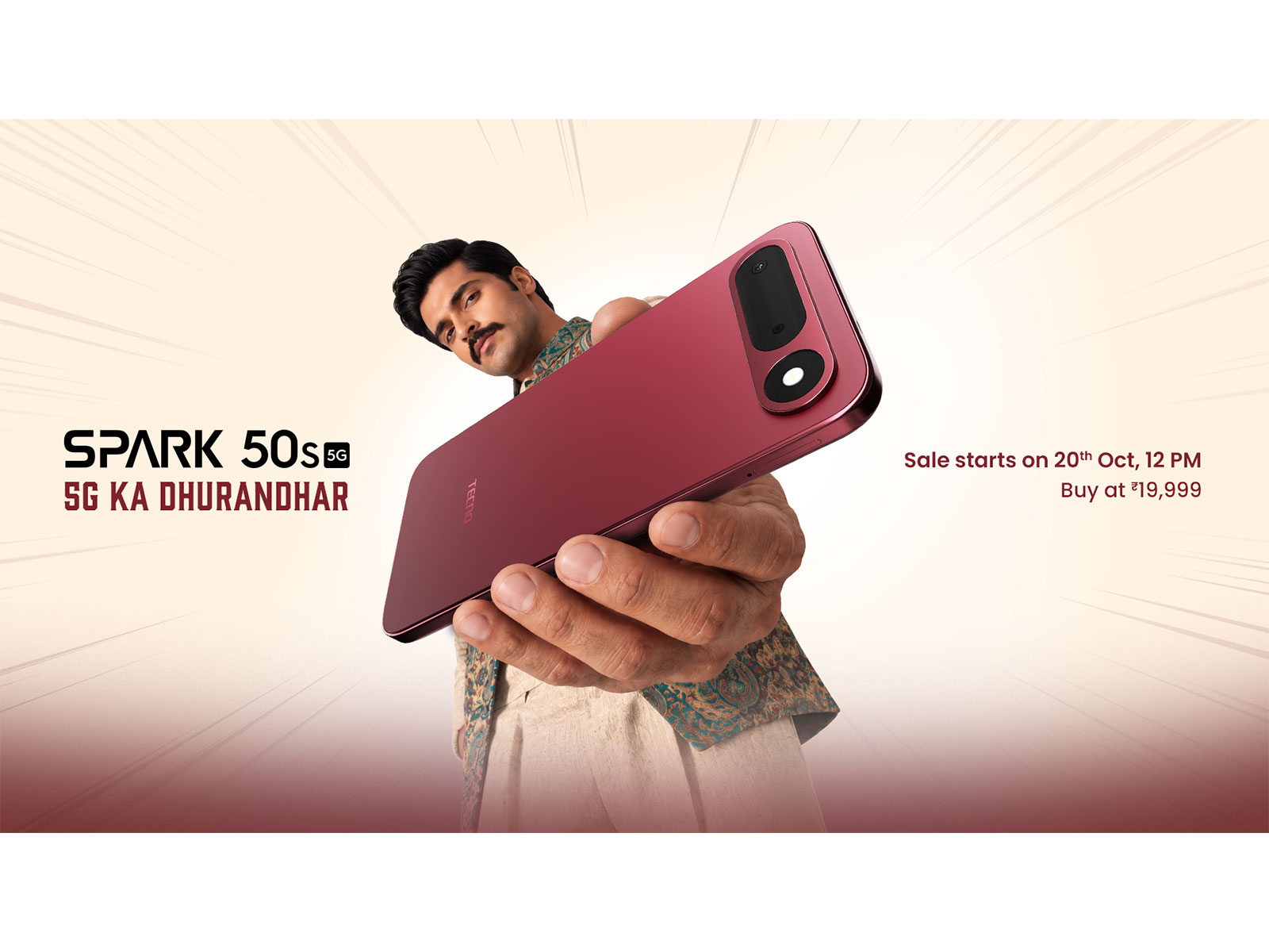 TECNO launches Aggressive 5G for the Festive Season with SPARK 50s 5G at Rs. 19,999