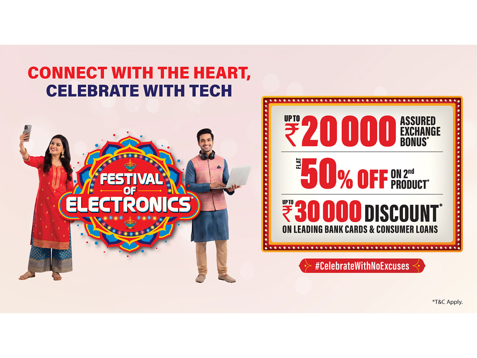 Reliance Digital’s Festival of Electronics Offers Up to ₹20,000 Exchange Bonus, Flat 50% Off on the Second Product and Up to ₹30,000 in Bank Card and Consumer Loan Discounts