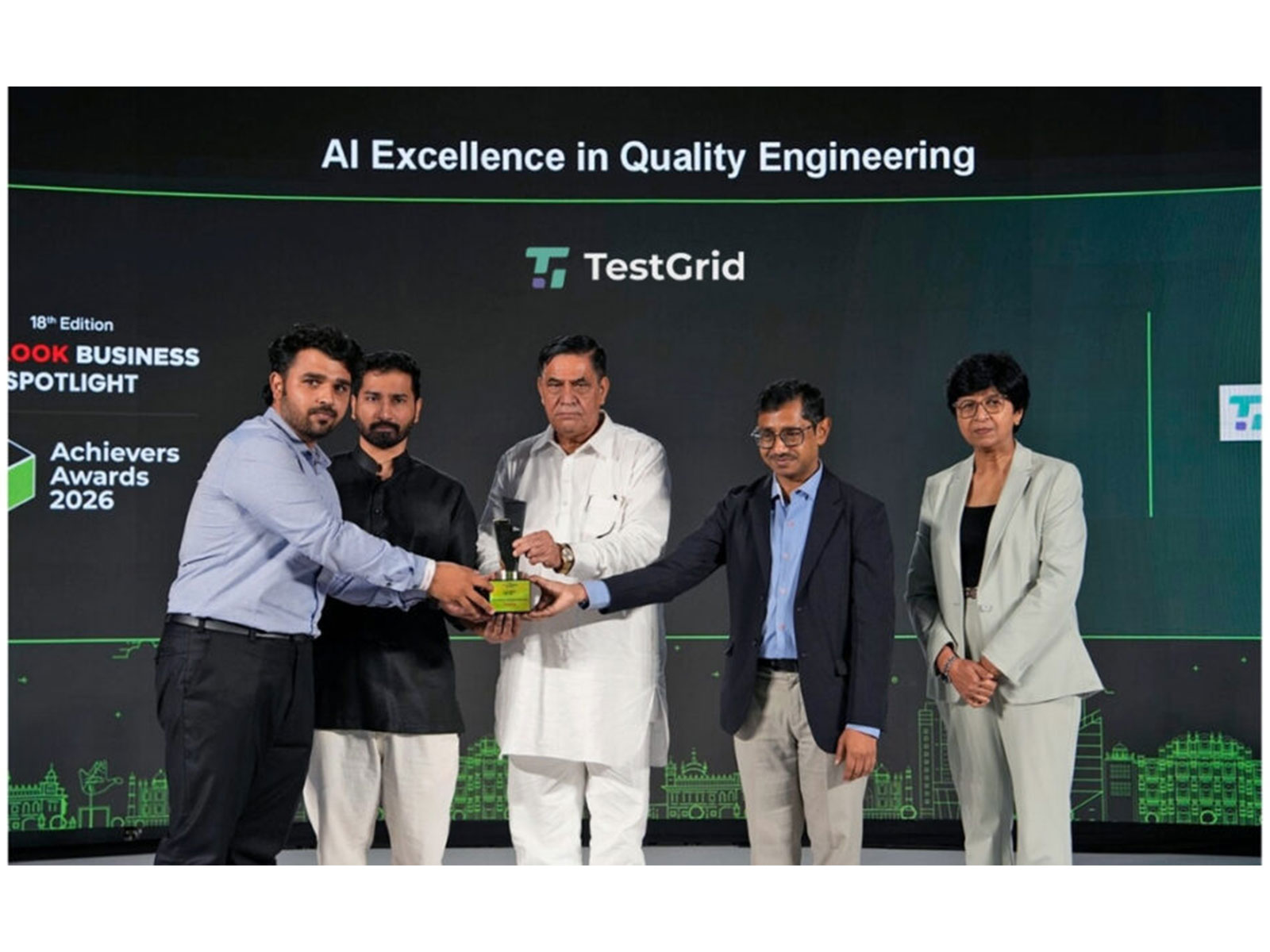 TestGrid Recognised for “AI Excellence in Quality Engineering” at Outlook Business Spotlight Achievers Awards 2026