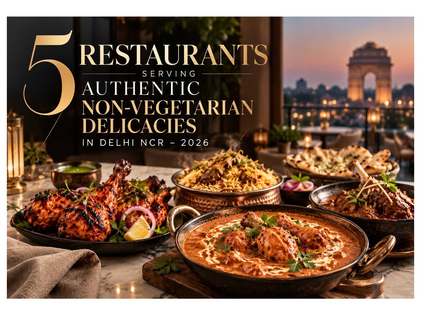 5 Restaurants Serving Authentic Non – Vegetarian Delicacies In Delhi NCR – 2026