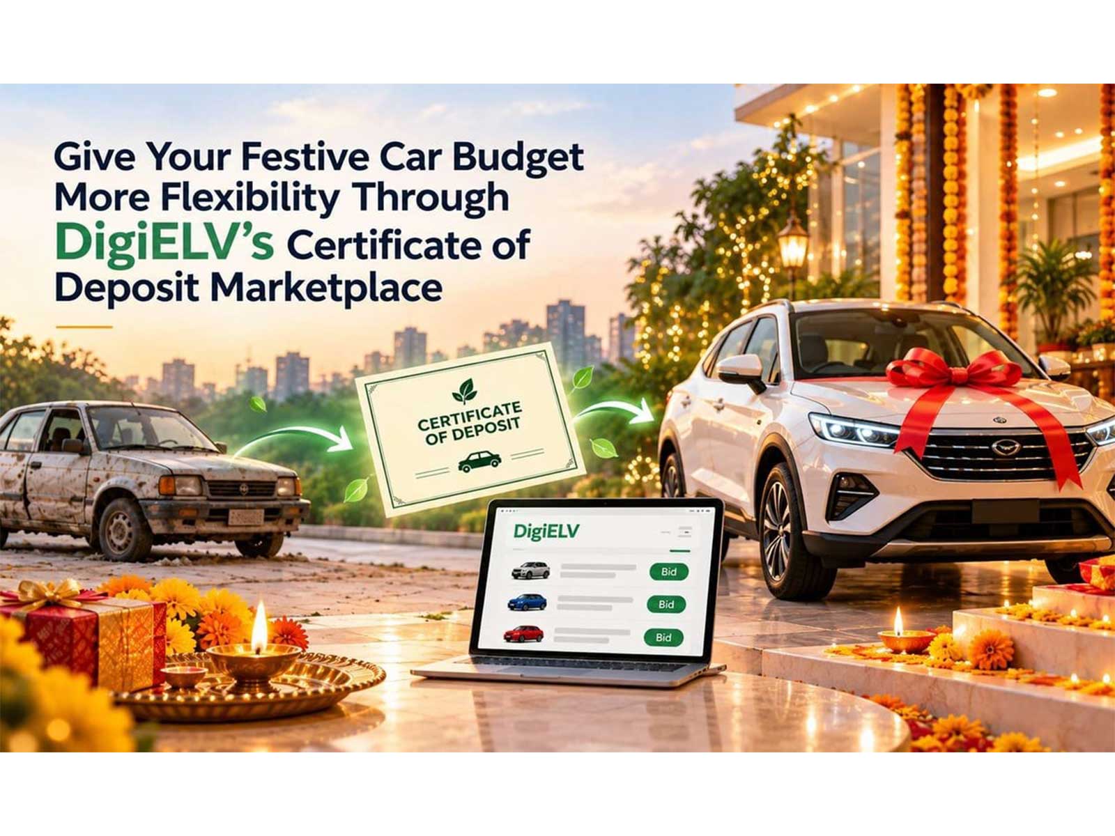 A Certificate of Deposit from a scrapped vehicle could help a new-car buyer access eligible registration benefits this festive season